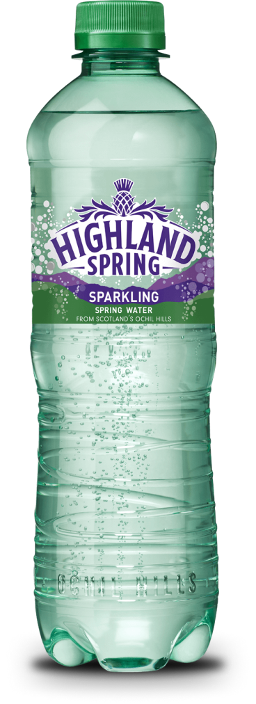 Highland Spring Sparkling Water Bottle 500ml.