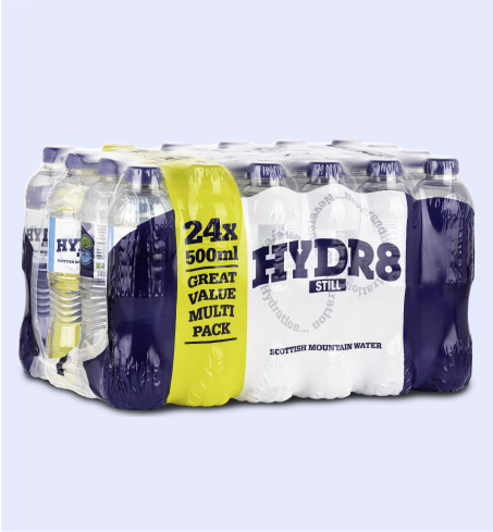Healthy hydration. Hydr8 value multipack.